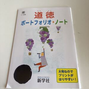 w248 道徳 ポートフォリオ ノート 5年生 小5 小学生 上 テスト 家庭学習用 復習用 小学校 ドリル 国語 算数 理科 社会 漢字 計算 中学受験