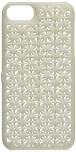 スマホケース カバー iPhoneSE(第一世代) 5 5s Freshfiber ホワイト 白 Freshfiber Maille for iPhone 5s/5 Stone White FF-85241502