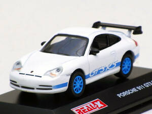 1/72ヨーデルREAL-Xポルシェ 911GT3 RS [996] 白/青