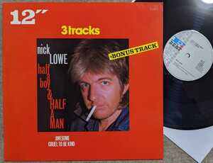 Nick Lowe-Half A Boy & Half A Man★独Orig.美品12"/マト1/Brinsley Schwarz