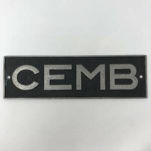 CEMB イタリア製 ホイールバランサー ネームプレート 30年以上前品 阿部商会 チェンブ