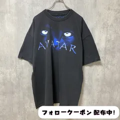 古着 used　AVATAR　アバター　半袖プリントTシャツ　ムービーTシャツ　黒　ブラック　ビッグシルエット　オーバーサイズ