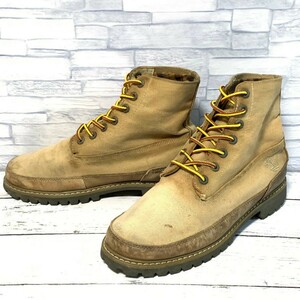 R5384bE Timberland ティンバーランド ブーツ メンズ ベージュ 25cm位 レースアップシューズ ショートブーツ 厚底