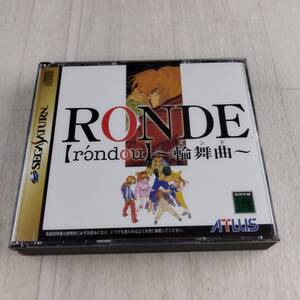 2G5 ゲームソフト セガサターン RONDE 輪舞曲 ロンド 帯付き