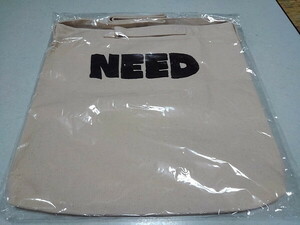 〇　渋谷すばる　【　NEED　大型 バッグ　】　未開封新品♪