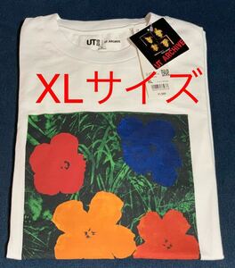 新品即決！★XLサイズ★花 フラワーズ★アンディ・ウォーホル★Ｔシャツ★ユニクロ★