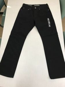 ■ＧＡＰ■ジーンズ■人気の黒■新品■ウエスト73cm股下76cm■ストレート■カジュアルに■クラックデニム■2-2