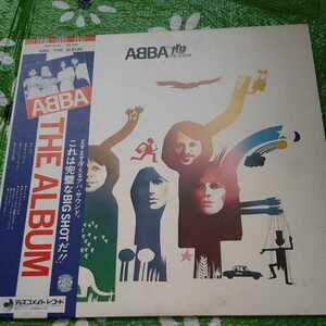 ABBA アバ THE ALBUM 帯付き LPレコード