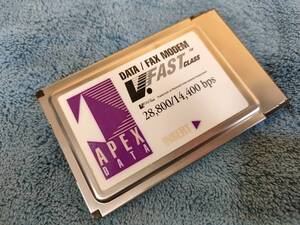 DATA/FAX MODEM V FAST Class APEX DATA 28.800/14400bps データ/FAXモデム 動作品保証#GK2296