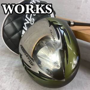 WORKS　GOLF　ワークスゴルフ　Maximax　460　マキシマックス　メンズゴルフドライバー　カーボン　S　9.5° 右利き用　ヘッドカバー　DR