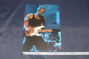 STING スティング『 ツアーパンフレット プログラム【 Sacred Love World Tour 2004 】』検/THE POLICE ポリス