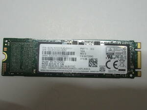 ★☆1円 ～スタート☆Samsung SATA SSD M.2 2280 MZ-NLN256C 256GB 使用時間:7417H☆★