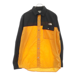 THE NORTH FACE ザノースフェイス L/S NUPTSE SHIRT ロング スリーブヌプシ 長袖シャツ オレンジ NR11961