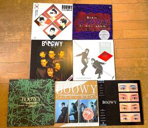 国内盤★LP　美品！！　BOOWY【ボウイ】あれこれ7枚セットでお得！　・氷室 京介・布袋 寅泰・高橋まこと・松井常松