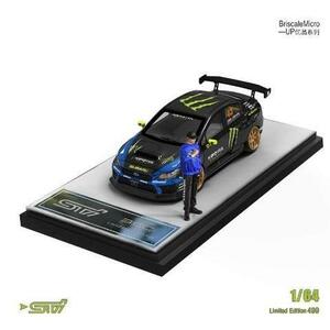 BSC 1/64 スバル インプレッサ WRX STi WRC06 ケン・ブロック #43 フィギュア付き