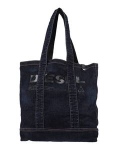 * 新品 DIESEL F-THISBAG SHOPPER ディーゼル ロゴプリント トートバッグ 鞄 ショルダーバッグ 通勤 デニム スエード メンズ レディース *