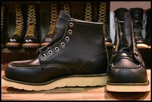 【5.5E DEAD 犬タグ 99年】レッドウィング 8179 アイリッシュセッター ブラッククローム モックトゥ ブーツ redwing HOPESMORE