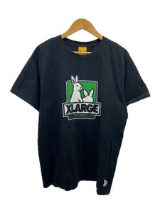 X-LARGE◆カットソー/-/コットン/BLK/プリント