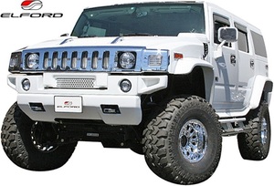 【M’s】 ハマー H2 (2002y-2010y) ELFORD オーバーフェンダー タイプ1 (6ピース) FRP HUMMER エルフォード ワイドフェンダー エアロ