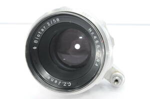 ★訳あり品★ カールツァイス C.Z.Jena Biotar 58ｍｍ Ｆ2 エキザクタ ★シャッター切れる ＃9560