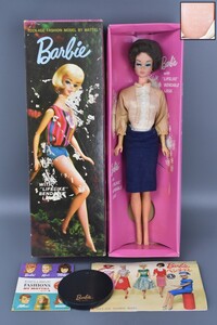 当時物 マテル ビンテージ バービー 1958年 元箱 冊子付 Barbie 人形 ワンピース 洋服 MATTEL ベンダブル 日本製 ドール 希少 S-473