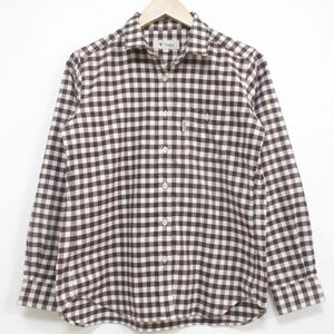 【Foxfire】フォックスファイヤー◆起毛 ストレッチ素材/長袖チェックシャツ ネルシャツ◆レディース/L