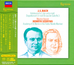 【ESOTERIC SACD】　J.S.バッハ　ヴァイオリン協奏曲集　シェリング　ESSD-90140