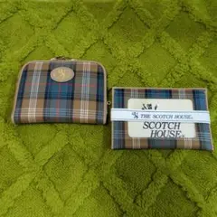 スコッチハウス　SCOTCH HOUSE　コンパクト財布　定期入れ　交通系カード