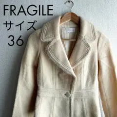 最終値下げ FRAGILE テーラードジャケット ジャケット ショート モヘヤ