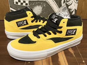 VANS SKATE BOARDING HALF CAB BRUCE LEE バンズ ヴァンズ スケート ハーフキャブ ブルースリー スエード SUEDE 李小龍 李振藩 黄 US8