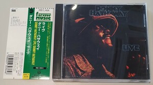 Live Donny Hathaway 旧規格帯付国内盤中古CD ダニー・ハサウェイ ライヴ 愛のゆくえ AMCY-3036 イーストウエストジャパン 1785円盤