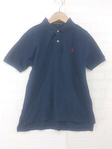 ◇ Polo by Ralph Lauren キッズ 子供服 ボーイズ ワンポイントロゴ 半袖 ポロシャツ サイズ150 ネイビー メンズ P