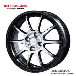 送料無料 インターミラノ INFINITY F10 4.5J-14 +45 4H-100 (14インチ) 4H100 4.5J+45【4本セット 新品】