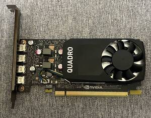 NVIDIA Quadro P620 2GB 中古 動作品 MiniDP→HDMI・DVI-D・VGA変換アダプタ付き