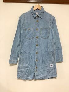 か1239 Lee リー LT9006 デニムシャツワンピース ウエスタンシャツワンピース M レディース Sanforized Shrunk