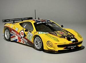 1/43 Ferrari 458 Italia GT2 #66 JMW Motorsport Dunlop 24h Le Mans LMGTE Pro ◆ Bell Sugden Maassen ◆ フェラーリ - アシェット