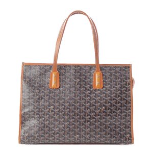 【ゴヤール】GOYARD　マルキーズ レザー コーディングキャンバス トートバッグ ブラウン系マルチカラー 【中古】【正規品保証】212935