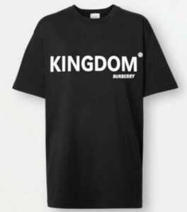 BURBERRY★新品★KINGDAM Ｔシャツ黒Ｍ/バーバリー/リカルド ティッシ