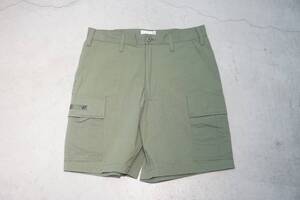 極美品 正規 23SS WTAPSダブルタップス MILS9601 / SHORTS / NYCO. RIPSTOP カーゴ パンツ ショーツ OD 231WVDT-PTM10 緑M本物726O▲