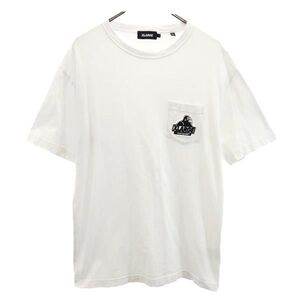 エクストララージ 半袖 Tシャツ L ホワイト系 XLARGE ポケT メンズ