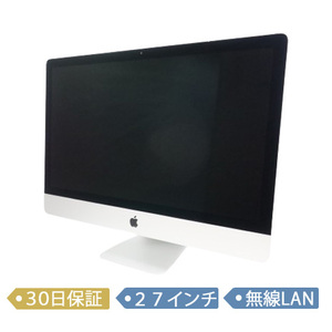 【中古】Apple iMac Retina 5K/Core i5 3.70GHz/メモリ64GB/2TB Fusion Drive/2019/27インチ/MacOS(10.15)/MRR12J/A/デスクトップ【A】