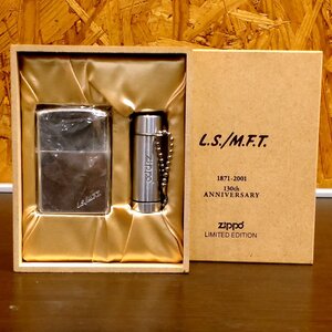 【侍】LUCKY STRIKE L.S./M.F.T ラッキーストライク 限定品 130周年記念 2000年製 ZIPPO ジッポー メンテナンスキット付 木箱付 20=331