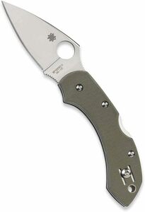 アウトドアナイフ 日本製 C28GPFG スパイダルコ ドラゴンフライ G-10 VG-10 フォリッジグリーン 直刃 Spyderco サバイバルナイフ