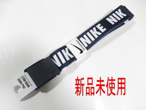 新品即決送料込 Nike Repeat Logo Reversible Web Belt ネイビー