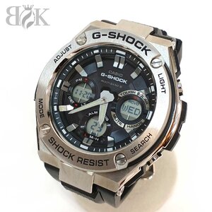 美品 カシオ G-SHOCK G-STEEL Gショック GST-W110 メンズ 腕時計 タフソーラー マルチバンド6 稼働品 ジーショック CASIO 中古 ★ ②