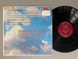 ●米LP HOWARD HANSON PARTRICIA BERLIN/HANSON SONG OF DEMOCRACY-ELEGY- LANE FOUR SONGS●