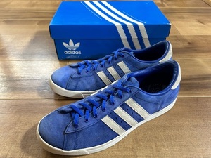 箱付き、オールド、レア! ADIDAS アディダス GREENSTAR グリーンスター ブルー 2008年製 27.5cm US9.5 フランス キャンパス トーナメント