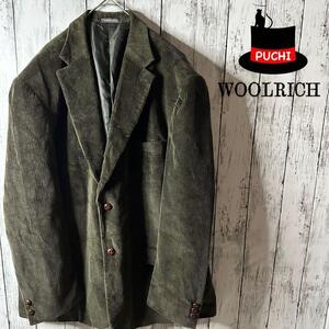 【WOOLRICH ウールリッチ】コーデュロイジャケット☆テーラードジャケット☆ブラウン こげ茶☆XL