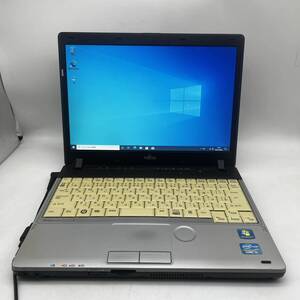 Win10/FUJITSU/LIFEBOOK P771/第2世代 Core i5/メモリ 2GB/HDD 160GB /12.1インチ/有線LAN/6