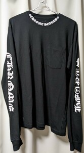 クロムハーツ Chrome Hearts ロンＴ ロングスリーブ 長袖 黒 正規品 本物 L Tシャツ 国内 ブラック 長袖Tシャツ CH 